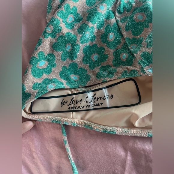 For Love And Lemons Swim Beck One Piece Monokini Bathing Suit Swimwear - Picture 6 of 12